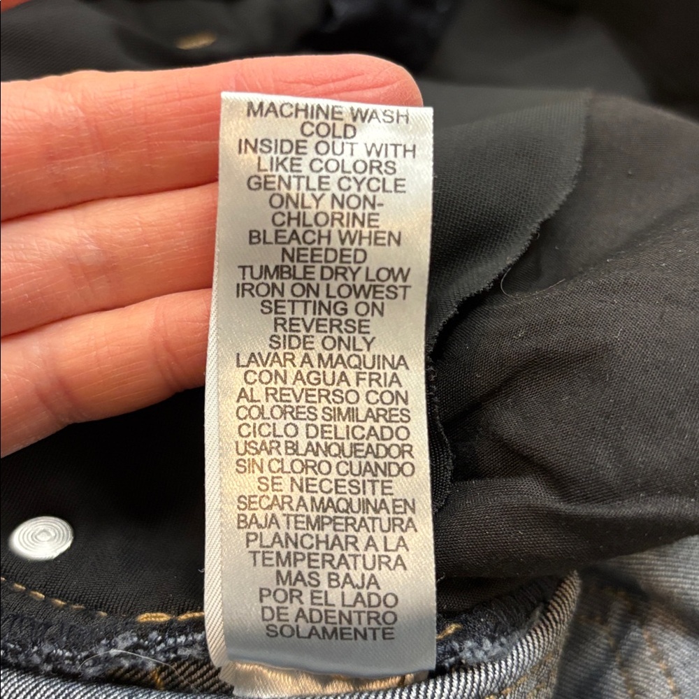 Democracy "Ab"solution® Indigo Itty Bitty Bootcut Plus Jeans Size 16W - Picture 15 of 15